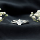 Rosec Jewels-Pear Cut Diamond Classic Engagement Ring