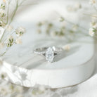 Rosec Jewels-Brilliant Cut Lab Grown Diamond Marquise Engagement Ring with Split Shank