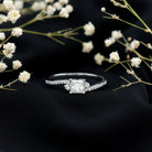Certified Lab Grown Diamond Promise Engagement Ring Lab - ( EF-VS ) - Rosec Jewels