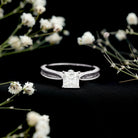 Rosec Jewels-Lab Grown Diamond Engraved Solitaire Engagement Ring in Claw Set