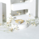 Rosec Jewels-Certified 1 Carat Heart Lab Created Vintage Engagement Ring