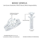Rosec Jewels-Lab Created Diamond Engagement Ring with Ring Guard