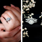 Rosec Jewels-Lab Created Diamond Engagement Ring with Ring Guard