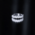 Certified Lab Grown Diamond Marquise Wedding Band Lab - ( EF-VS ) - Rosec Jewels