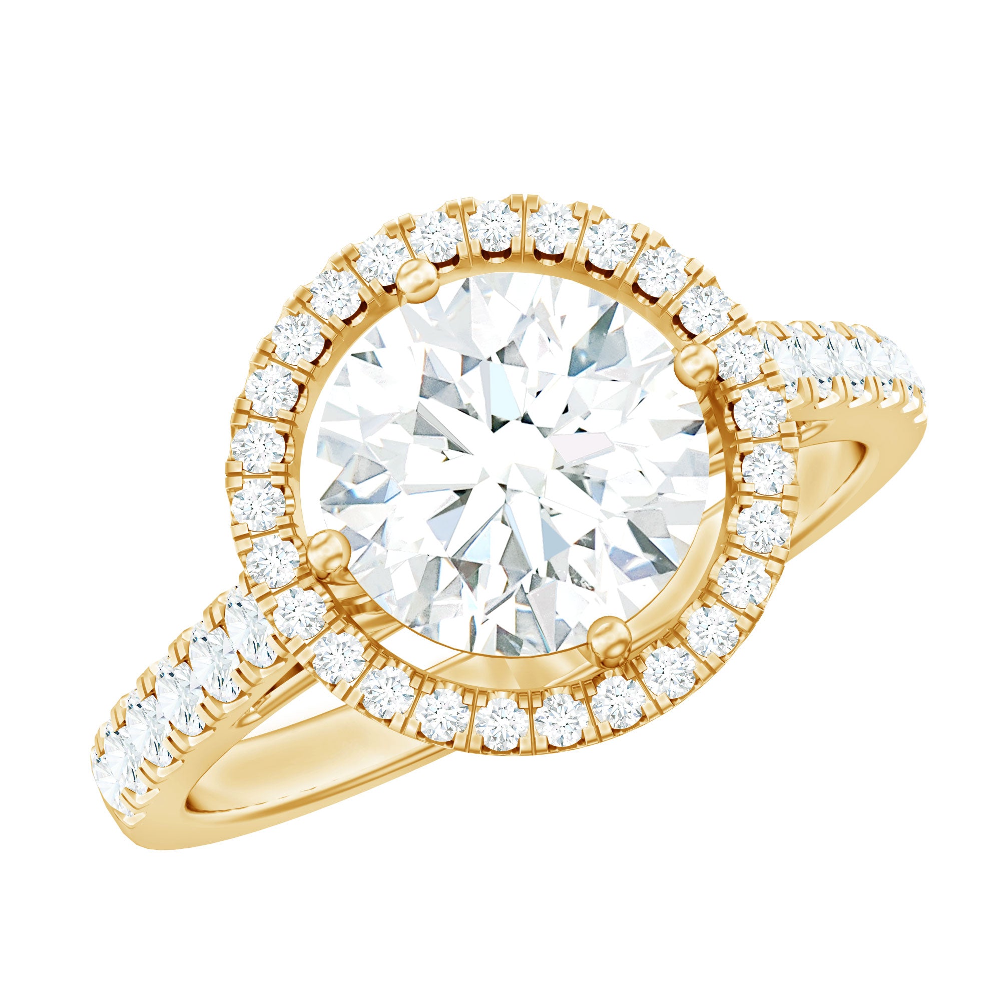 Rosec Jewels-2 Carat Ethical Diamond Circle Engagement Ring