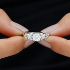 Rosec Jewels-Certified 1 Ct Lab Grown Diamond Nature Engagement Ring