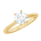 Rosec Jewels-Brilliant Cut Lab Grown Diamond Solitaire Engagement Ring With 6 Prongs