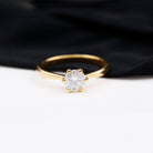 Rosec Jewels-Brilliant Cut Lab Grown Diamond Solitaire Engagement Ring With 6 Prongs
