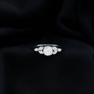 Rosec Jewels-Certified 6 MM Round Diamond Promise Engagement Ring For Her