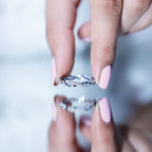 Lab Grown Diamond Braided Wedding Ring For Women Lab - ( EF-VS ) - Rosec Jewels
