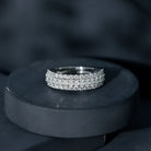 Rosec Jewels-Half Eternity Lab Grown Diamond Wedding Band