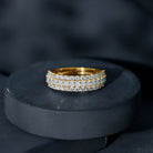 Rosec Jewels-Half Eternity Lab Grown Diamond Wedding Band