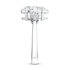 Rosec Jewels-3 Carat Oval Lab Created Diamond Engagement Ring with IGI Certificate