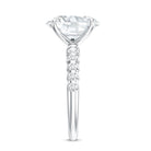 Rosec Jewels-Lab Grown Diamond Oblong Engagement Ring 3 Carat with IGI Certificate