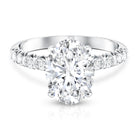 Rosec Jewels-Lab Grown Diamond Oblong Engagement Ring 3 Carat with IGI Certificate