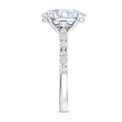 Rosec Jewels-3 Carat Oval Lab Grown Diamond Statement Engagement Ring with IGI Certificate