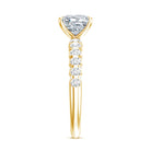 2 Carat IGI Certified Lab Grown Diamond Princess Cut Engagement Ring Lab - ( E-VS1 ) - Rosec Jewels