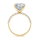 Princess Cut 5 Carat Lab Grown Big Diamond Engagement Ring IGI Certified Lab - ( E-VS1 ) - Rosec Jewels