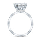 Rosec Jewels-IGI Certified 5 Carat Princess Cut Lab Grown Diamond Huge Engagement Ring with Braided Band