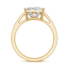 Rosec Jewels-Solitaire Princess Cut Lab Grown Diamond Engagement Ring 4 Carat IGI Certified