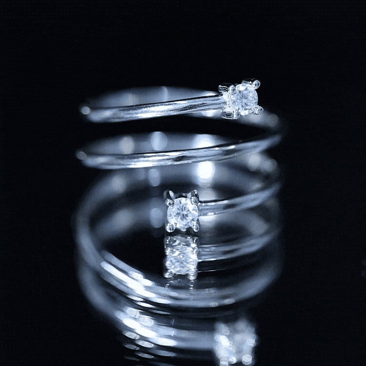 Rosec Jewels-Lab Grown Diamond Spiral Ring