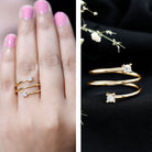 Rosec Jewels-Lab Grown Diamond Spiral Ring