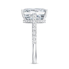 Rosec Jewels-Emerald Cut 5 Carat Lab Grown Diamond Solitaire Engagement Ring IGI Certified