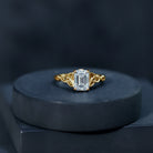 Rosec Jewels-2 Carat Emerald Cut Lab Grown Diamond Celtic Engagement Ring with IGI Certificate