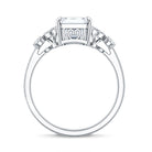 IGI Certified Lab Grown Diamond Emerald Cut Engagement Ring 3 Carat Lab - ( E-VS1 ) - Rosec Jewels