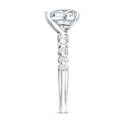 2 Carat Heart Shaped Lab Grown Diamond Engagement Ring with IGI Certificate Lab - ( E-VS1 ) - Rosec Jewels