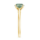 Rosec Jewels-Solitaire 2 Carat Engagement Ring with IGI Certified Lab Grown Green Diamond