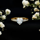 Rosec Jewels-IGI Certified 2 Carat Lab Grown Diamond Heart Engagement Ring for Women