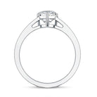 IGI Certified 1 Carat Heart Shaped Lab Grown Diamond Engagement Ring with Side Stones Lab - ( E-VS1 ) - Rosec Jewels