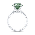 Rosec Jewels-IGI Certified Lab Green Diamond Big Engagement Ring 5 Carat