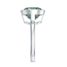 Rosec Jewels-Bezel Set 4 Carat Lab Grown Green Diamond Solitaire Engagement Ring with IGI Certificate