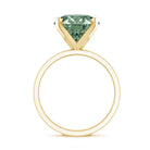 Rosec Jewels-Huge 5 Carat Lab Grown Green Diamond Solitaire Engagement Ring with IGI Certificate
