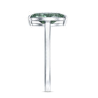 Rosec Jewels-Lab Created 1 Carat Green Diamond Marquise Cut Solitaire Engagement Ring IGI Certified