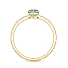 Rosec Jewels-Lab Created 1 Carat Green Diamond Marquise Cut Solitaire Engagement Ring IGI Certified