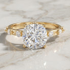 Lab Grown 4 Carat Diamond Cushion Cut Engagement Ring with IGI Certificate Lab - ( E-VS1 ) - Rosec Jewels