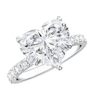 Rosec Jewels-IGI Certified 4 Carat Lab Grown Diamond Heart Engagement Ring for Women