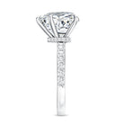 Rosec Jewels-Solitaire Heart Engagement Ring with 5 Carat IGI Certified Lab Grown Diamond