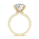 Rosec Jewels-Solitaire Heart Engagement Ring with 5 Carat IGI Certified Lab Grown Diamond