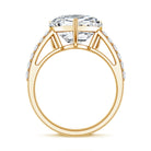 Rosec Jewels-Big 5 Carat Lab Grown Diamond Heart Shaped Engagement Ring with IGI Certificate