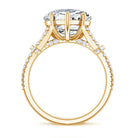 Rosec Jewels-IGI Certified 4 Carat Big Heart Lab Grown Diamond Split Shank Engagement Ring