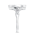 Rosec Jewels-Solitaire Marquise Cut 2 Carat Lab Grown Diamond Celtic Engagement Ring IGI Certified
