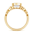 Rosec Jewels-Bezel Set Marquise Lab Created Diamond Celtic Engagement Ring 3 Carat IGI Certified