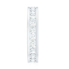 Certified Moissanite Eternity Ring in Channel Setting D-VS1 - Rosec Jewels