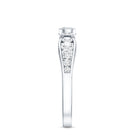 Vintage Style Moissanite Engagement Ring for Women D-VS1 - Rosec Jewels