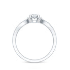 Vintage Style Moissanite Engagement Ring for Women D-VS1 - Rosec Jewels