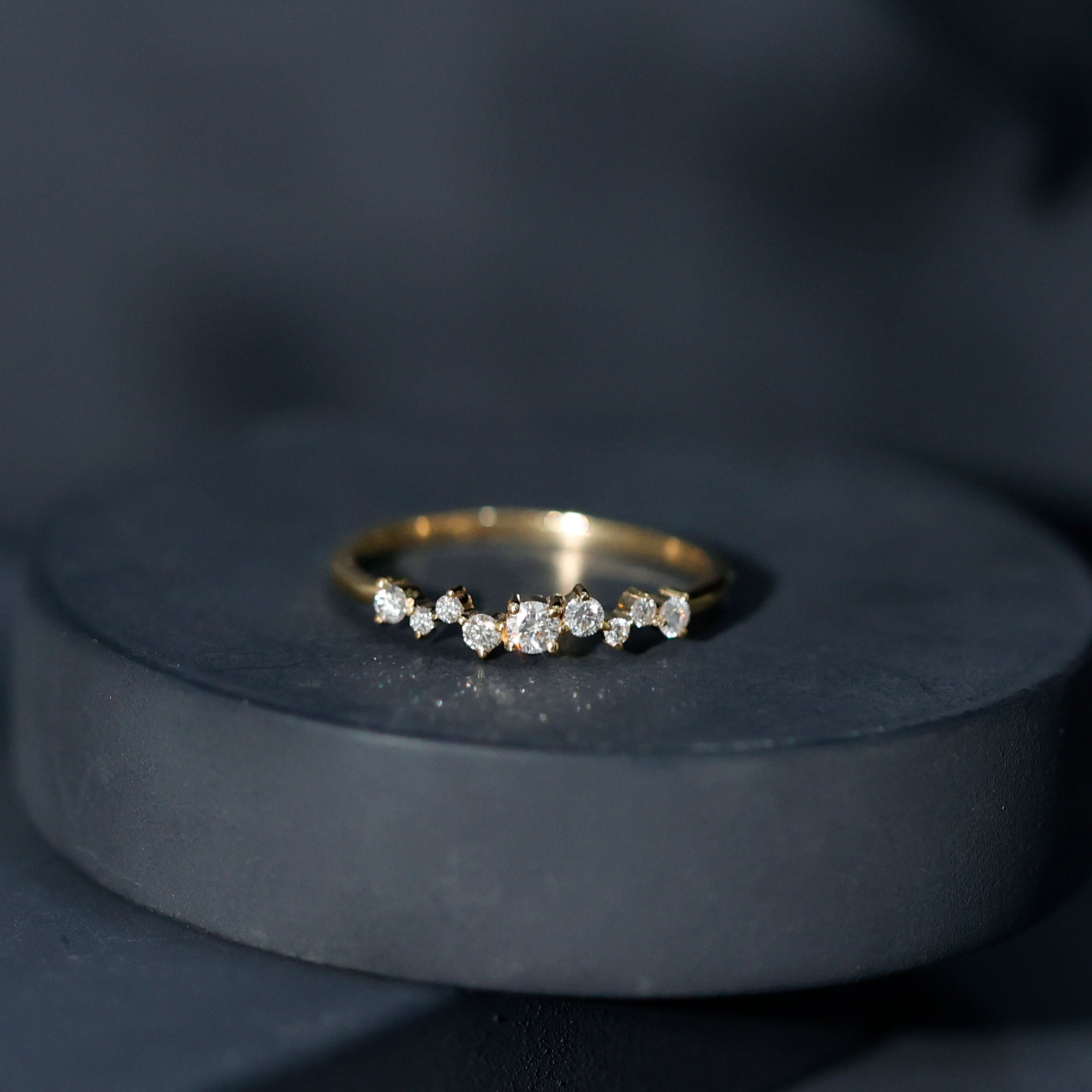 Brilliant Cut Diamond Wedding Band for Women Natural - ( HI-SI ) - Rosec Jewels